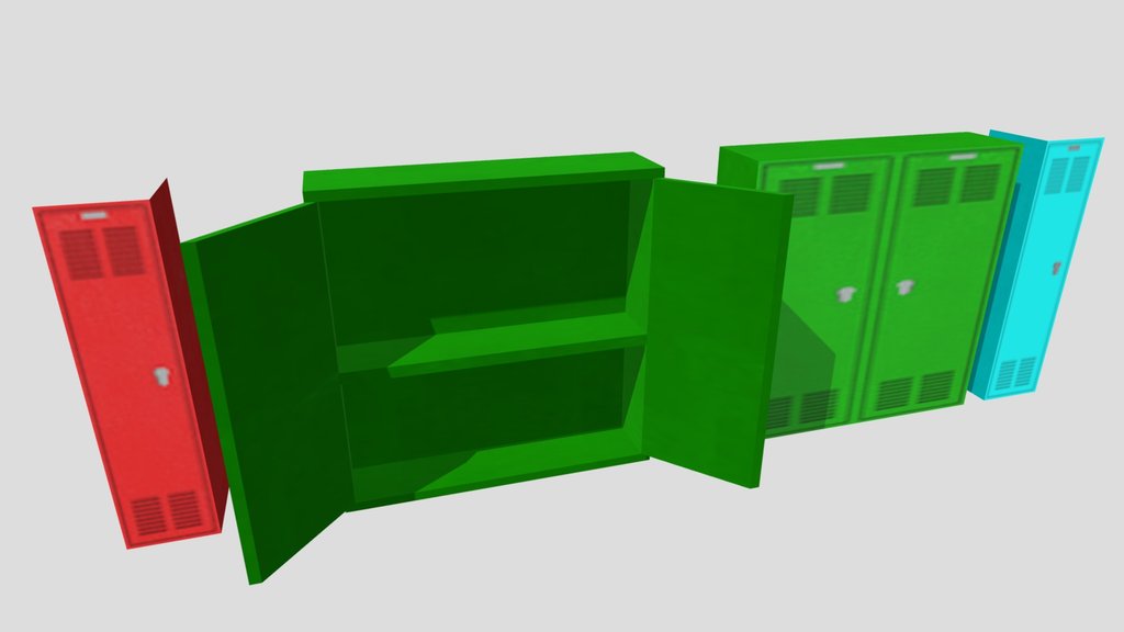 Storage And Detailed Locker BB+