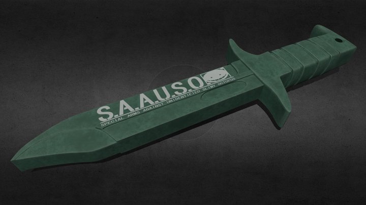 Rubber Blade 3D Model