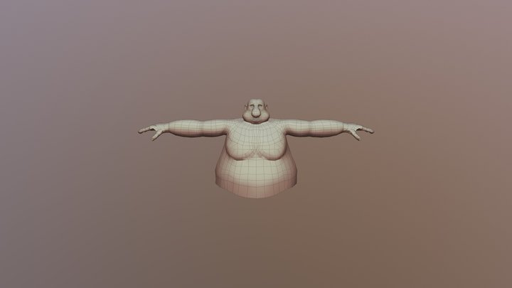 Retopo Body 3D Model