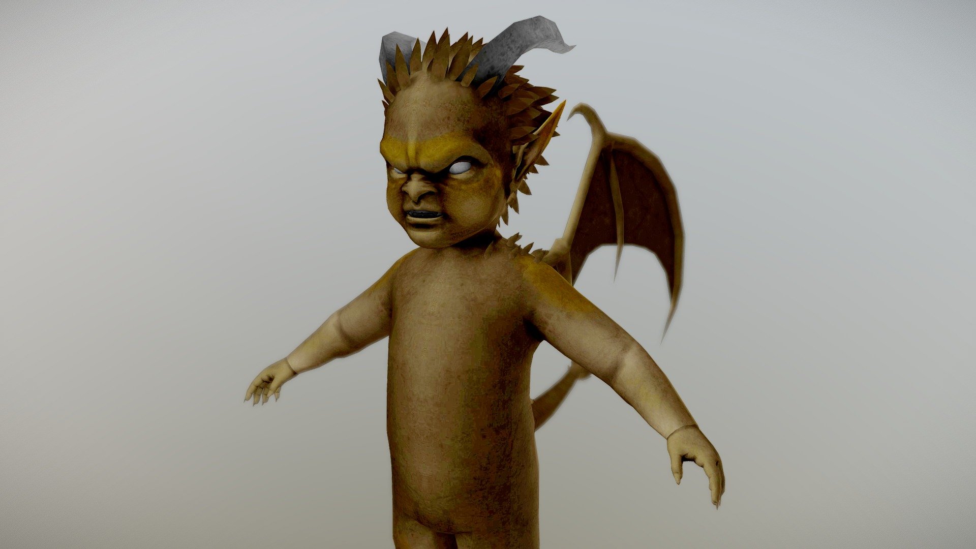 devil baby - 3D model by vitascky [cc38fbd] - Sketchfab