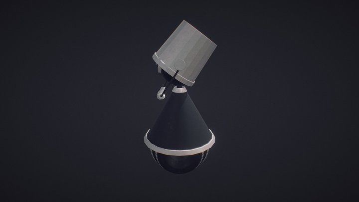 Black and White Robot 3D Model