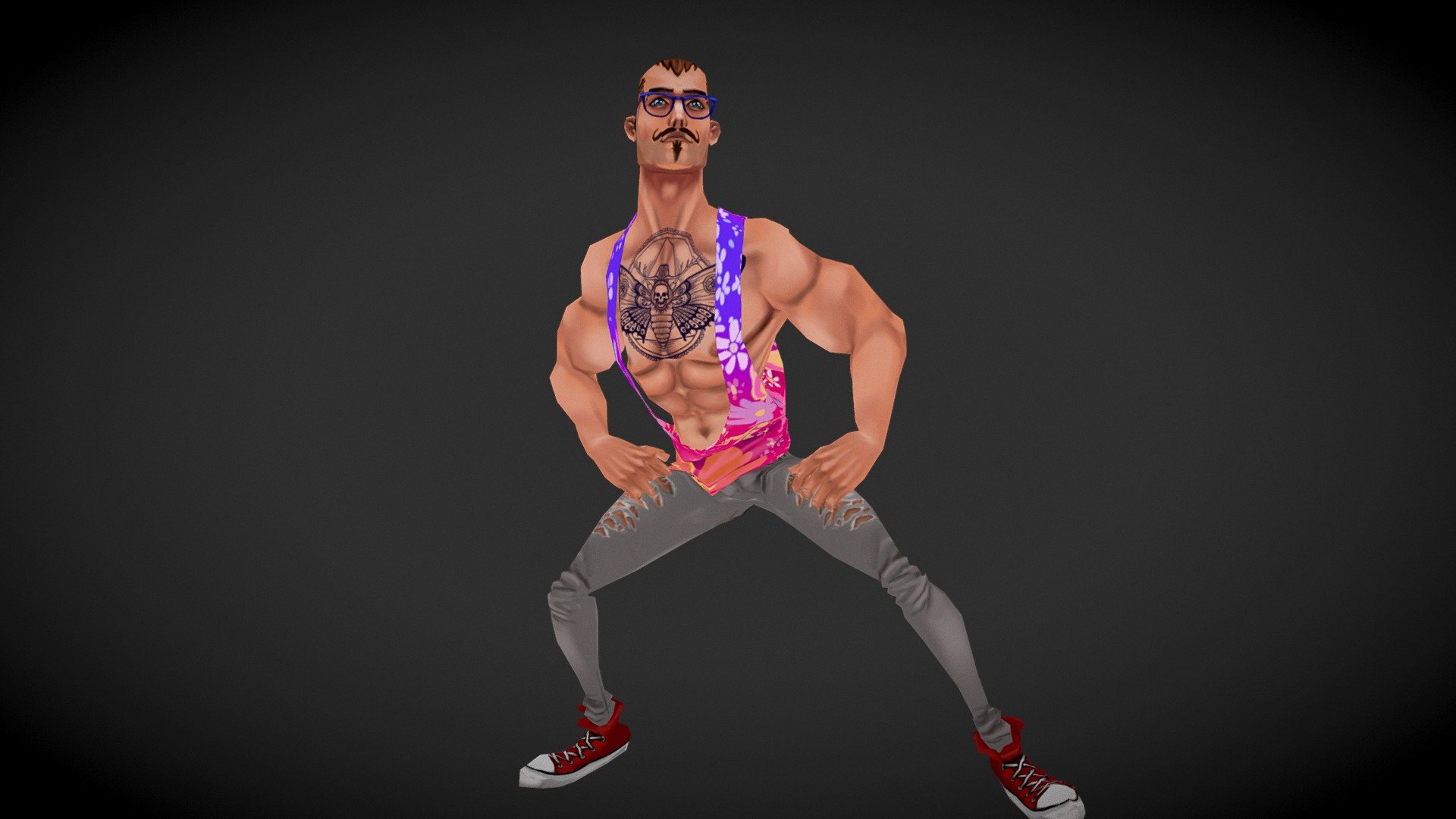 Hipster Dance 3D model by terrordactil [cc39b39] Sketchfab