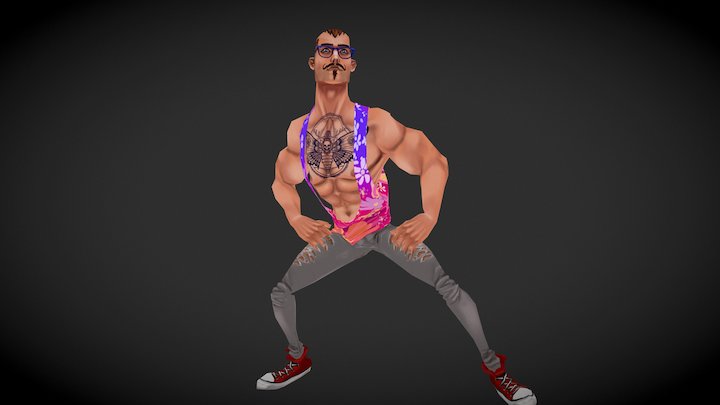 Hipster Dance 3D Model