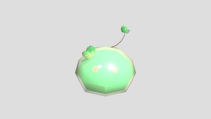 Grass Slime 3D Model