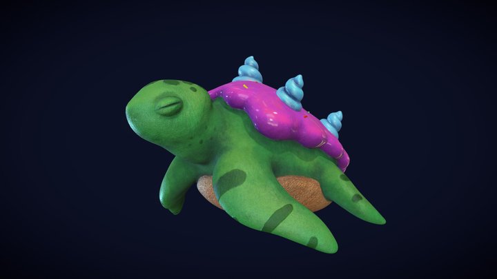 Yum The Turtle 3D Model