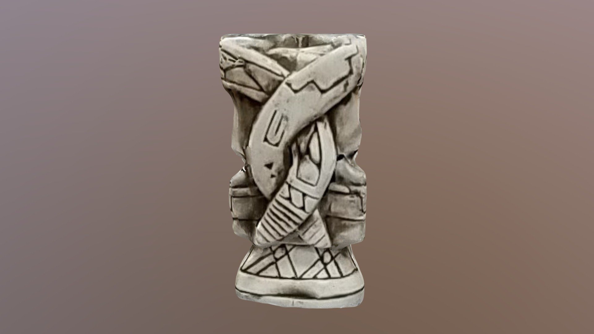 Authentic Mayan Statue 3D model by Brandon.Lee.Barkey [cc3b6f4