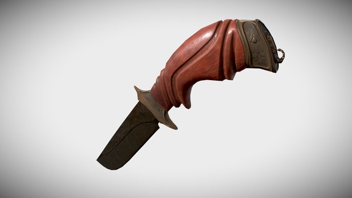 HUNTER KNIFE VARYAG 3D Model