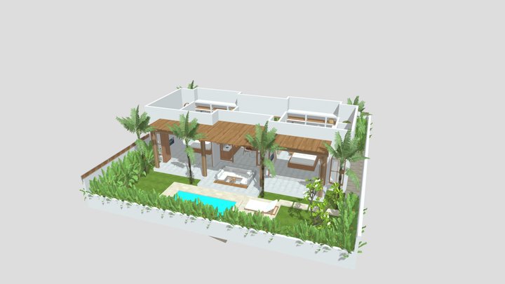 OTH_ Two beds 3D Model