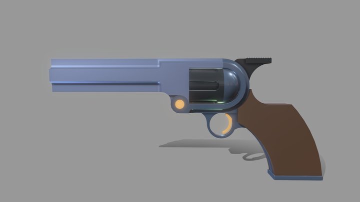 Issak's Gun 3D Model