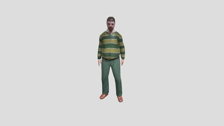 Goat Simulator Mobile - GoatZ Casual Man (Jolle) – Free 3D Model STL