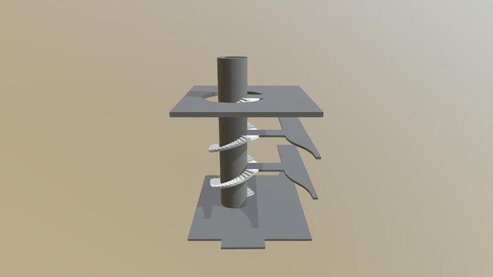 Treppe Foyer 3D Model