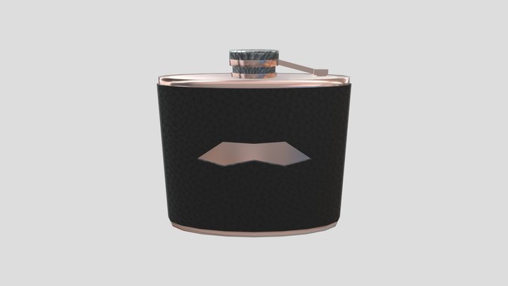 Themed Flask 3D Model