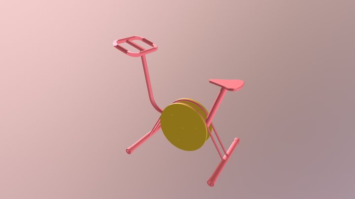 Bicicleta De Ejercicios Infantil 3D Model
