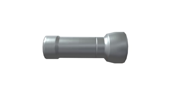 Zaklamp Lowpoly 3D Model
