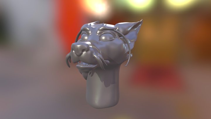 Megacreomon Head 3D Model
