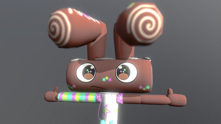 Cosmo Pastrix - Dandy's World 3D Model