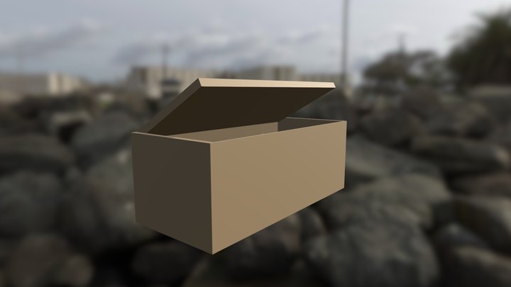 Ball Bouncing Out Of Box (Slow-Mo) 3D Model