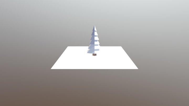 Basic Low Poly Tree Model 3D Model