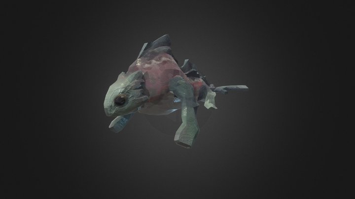Underwater Scene Character 3D Model
