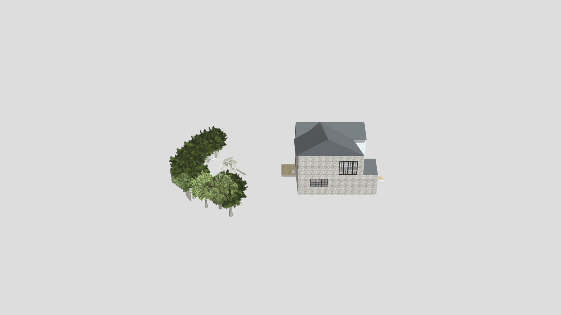Simple rustic family home