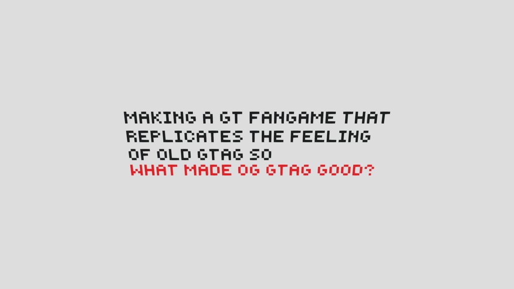 What Made Old Gt Good?