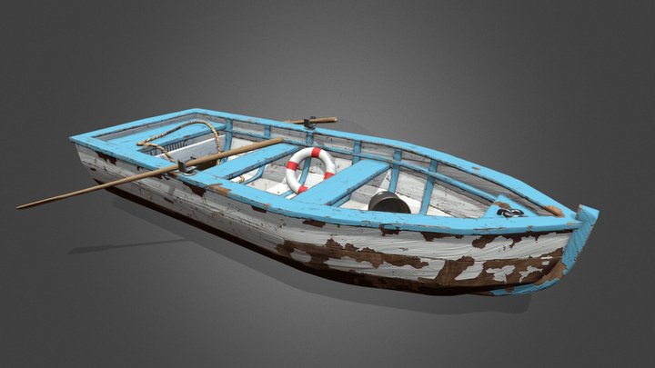 FishingBoat 3D Model