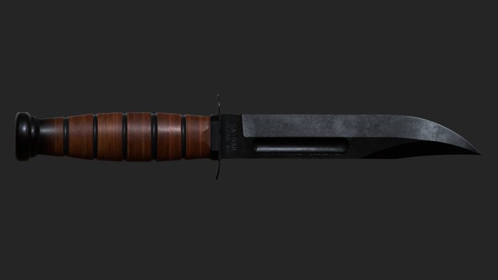 KA-BAR 3D Model