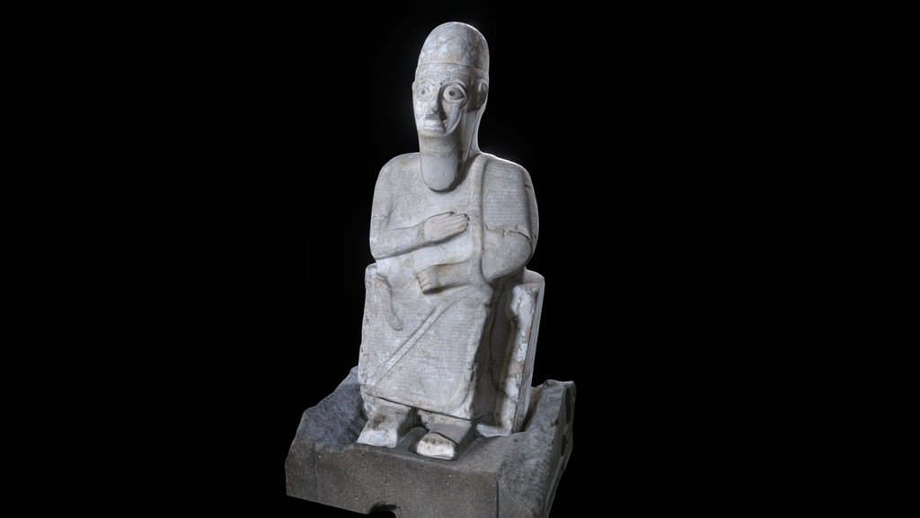 Statue of Idrimi, king of Alalakh
