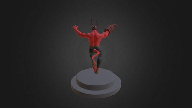 HELLBOY ZBRUSH SCULPTING 3D Model