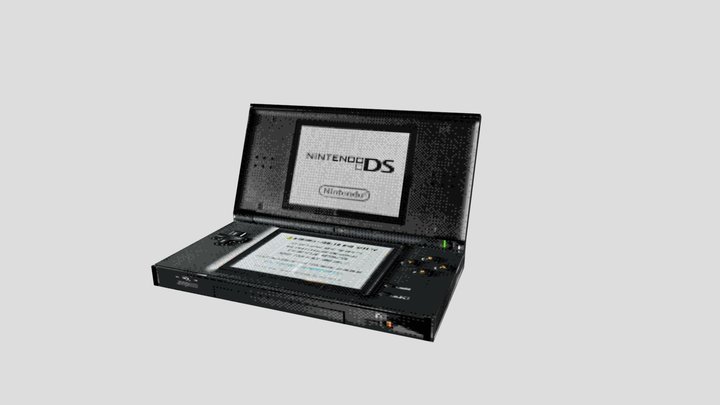 Nintendo DS Low poly Psx 3D Model