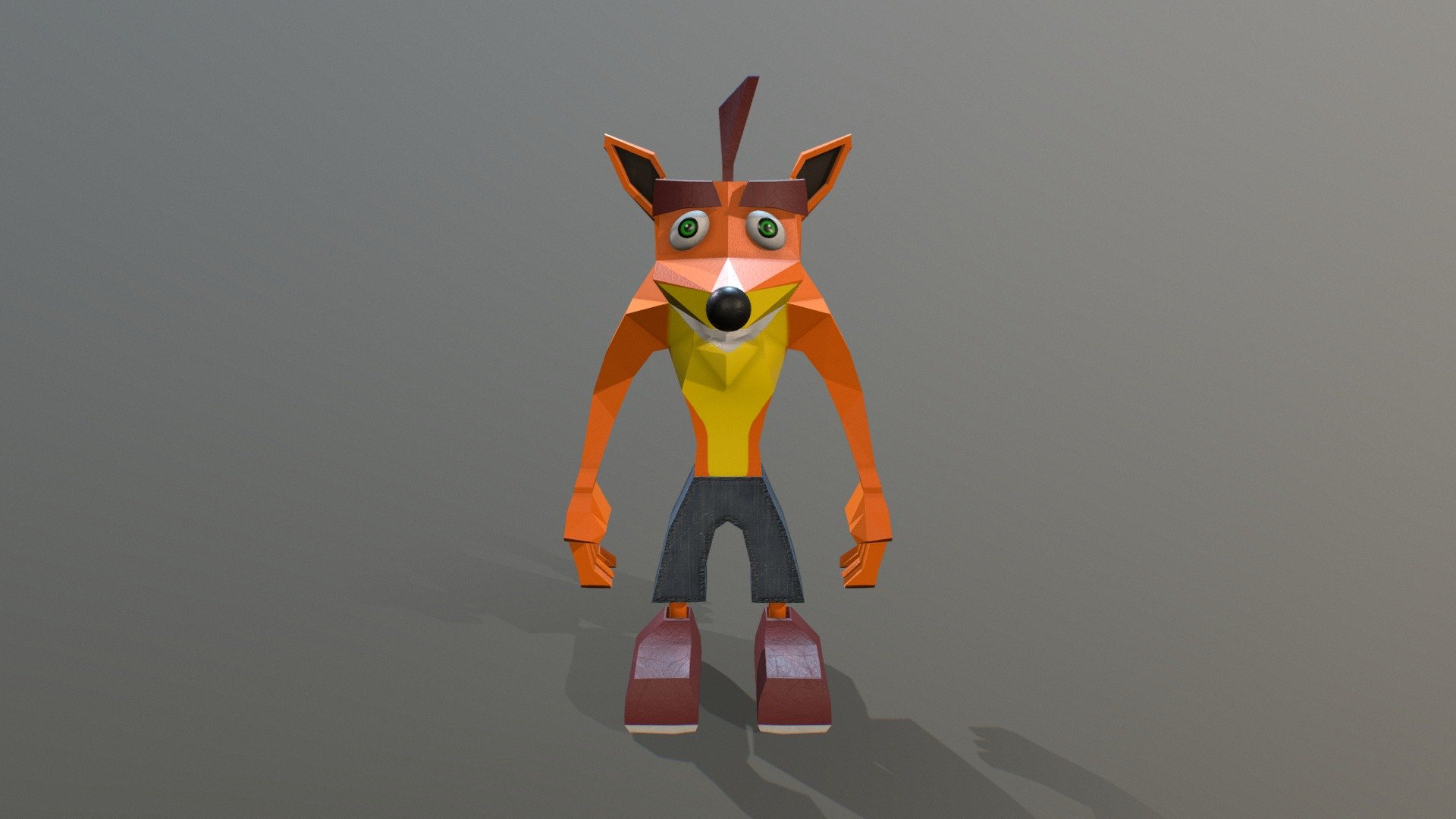 CRASH BANDICOOT - Download Free 3D model by gbissoli [cc486e4] - Sketchfab