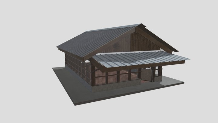 Gelanggang Gasing Pangkah 3D Model