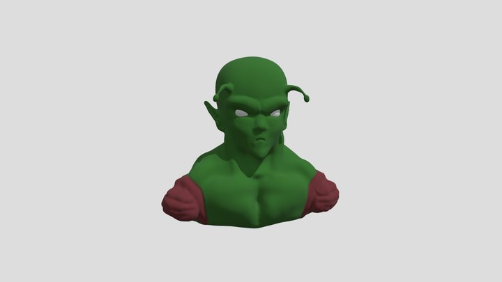 Merged_Head Piccolo 3D Model