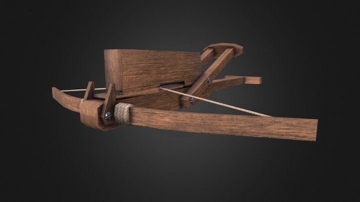 Repeating Crossbow 3D Model