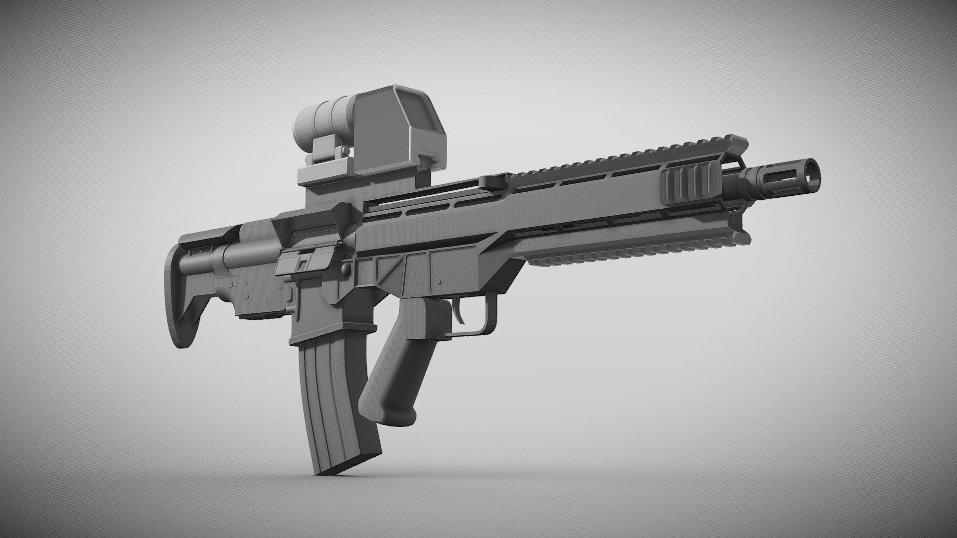 [practice] bullpup AR-15 - Download Free 3D model by EXcalibur117 ...