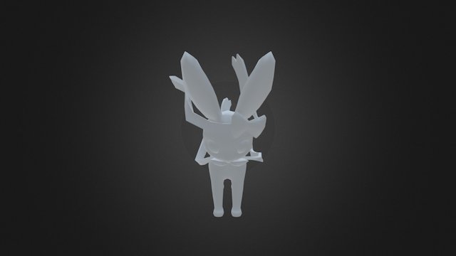 Sylveon - Pókemon X&Y - Personaje Ficticio 3D Model