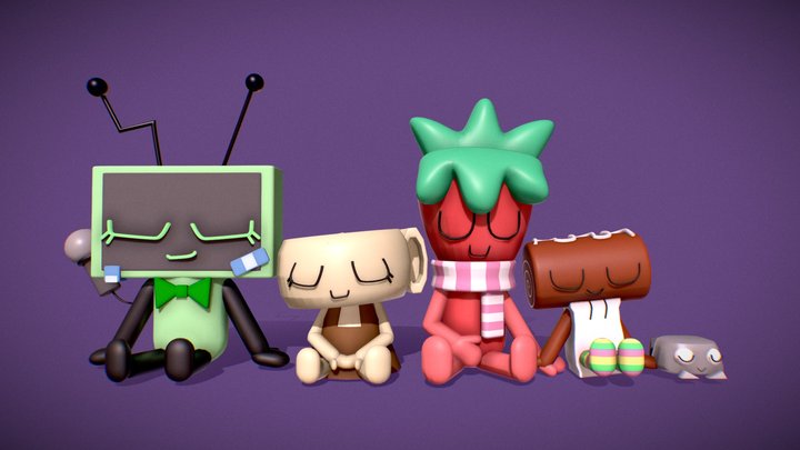Dandy's World 3D Model