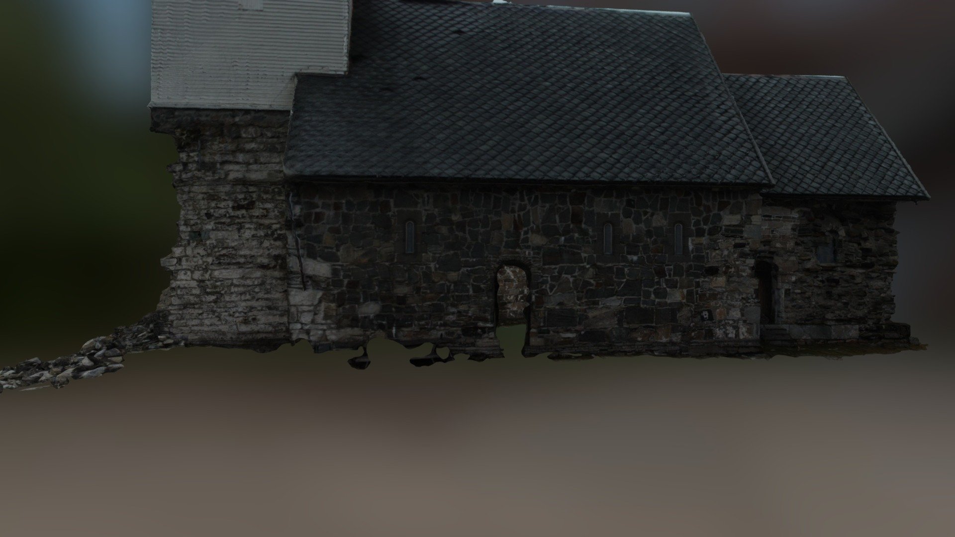 Nærøy Kirke 3d Mesh - Terratec AS