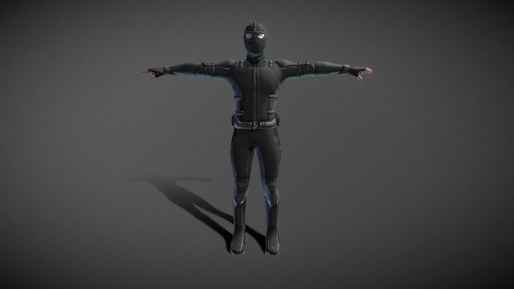 Spider Man Far From Home Stealth Suit 3D Model