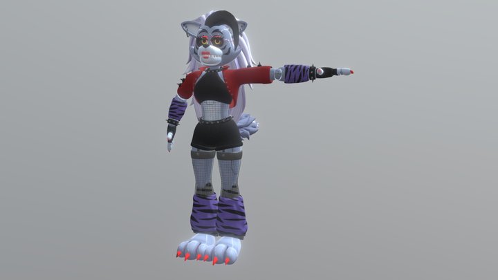Punkrock Roxanne Wolf (My Gothic phase) – Kostenloses 3D-Modell STL