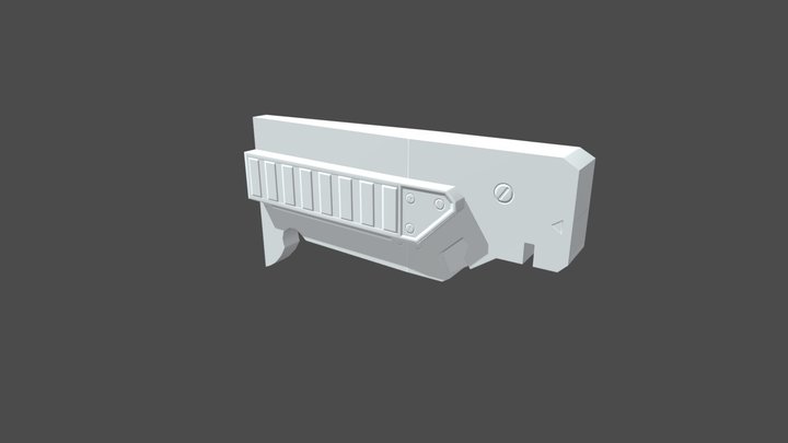 Bake a Hard Surface Normal Map Exercise 3D Model