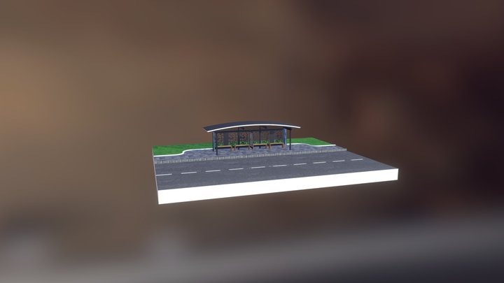 Bus_stop_test 3D Model