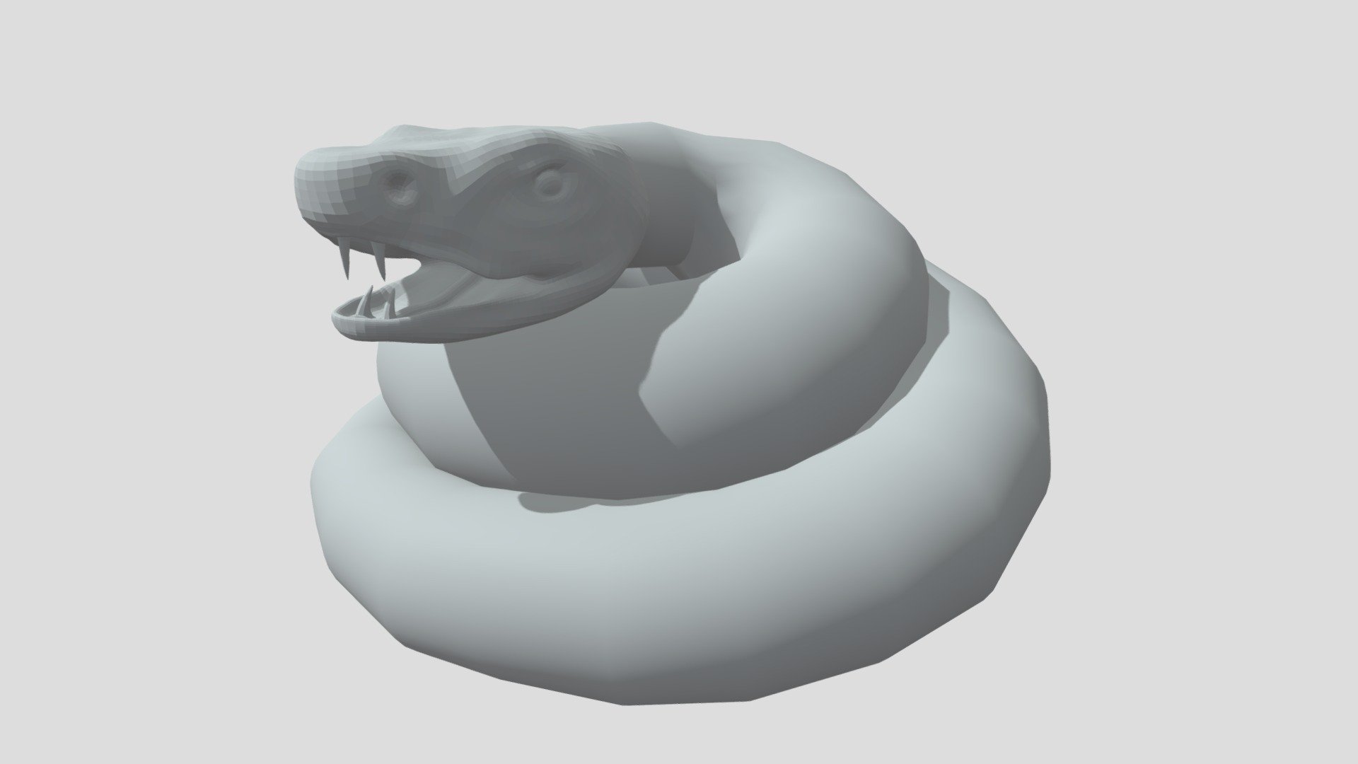 Snek Statue Retopo
