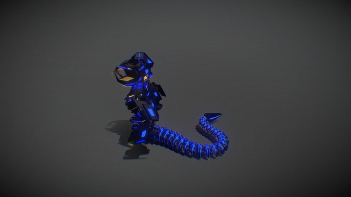 Robot snake 3D Model