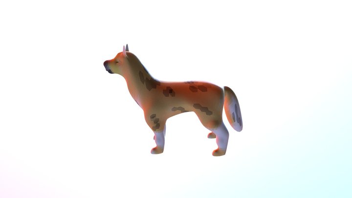 Aztec Doggo 3D Model