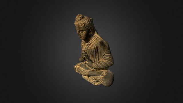 Sitting Buddha 3D Model