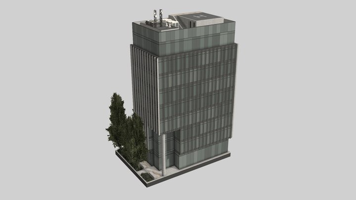 CMSystems - Offices (cities:skylines Assets) 3D Model