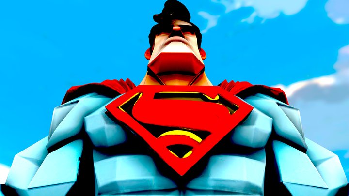 Stylized Superman