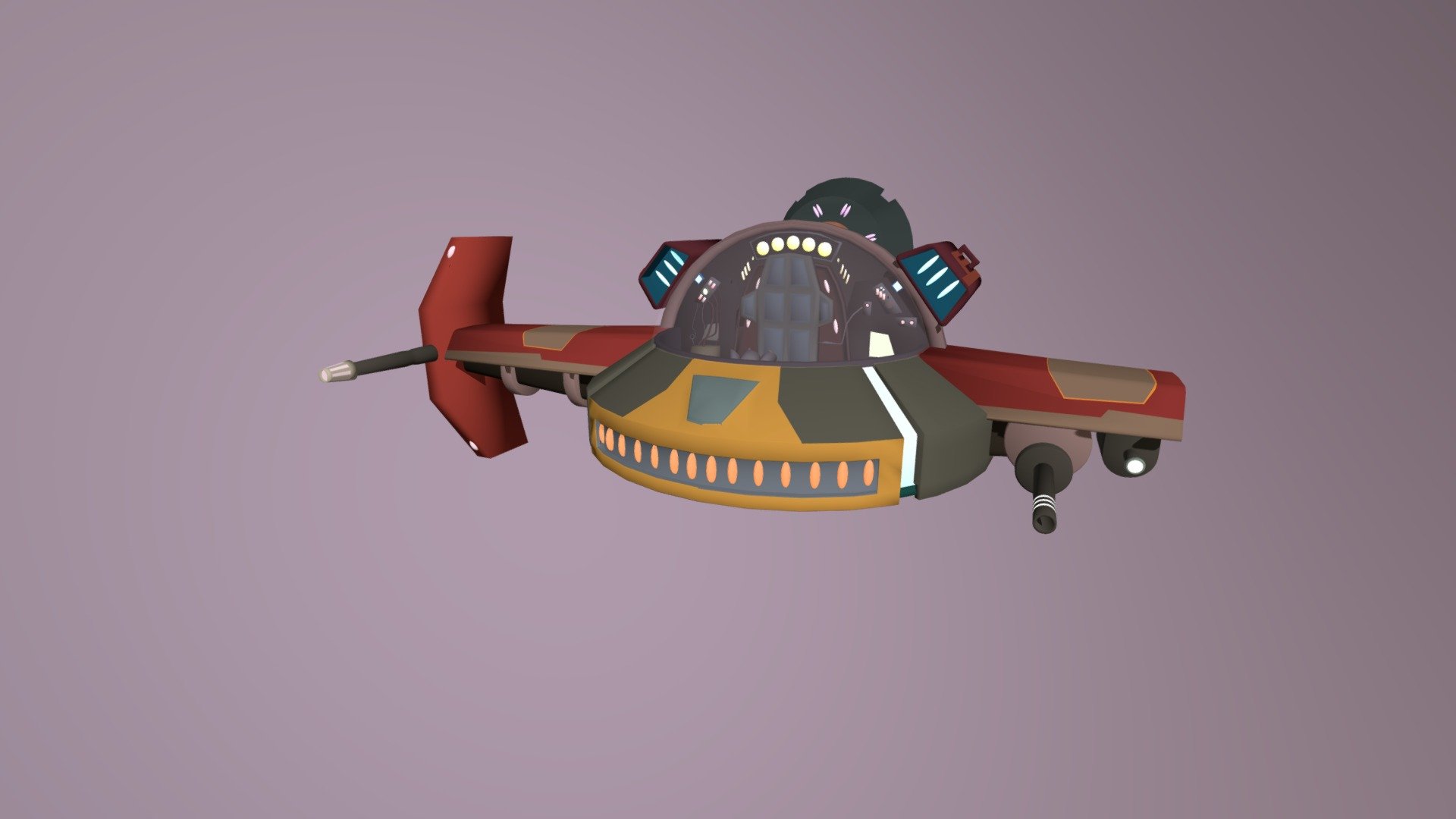 Beth Spaceship from Rick and Morty - 3D model by redketchum (@redketchum)  [cc516f8]