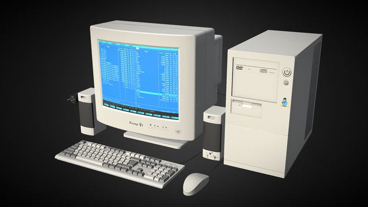 Old Comp 3D Model